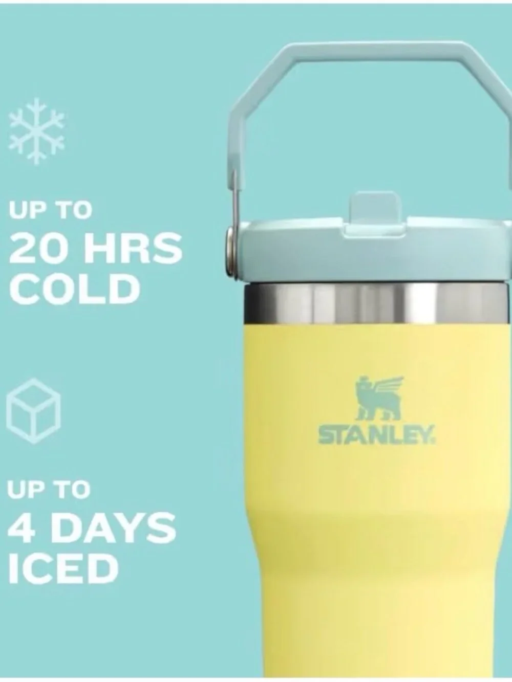 Stanley Flip Straw Tumbler | 30 Oz | Pomelo | Insulated Stainless Steel - Picture 4 of 7